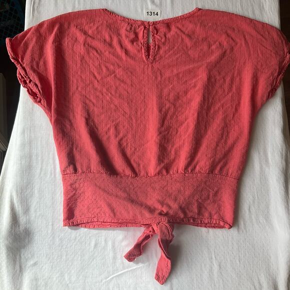 Buffalo by David Bitton Women’s Short Sleeve Tank Top Blouse Size M, Pink - Picture 7 of 8